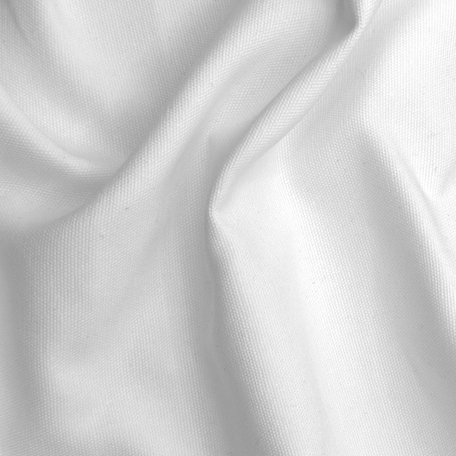 КАНВАС 270г/м2 1,45м 100%хл ВО пич-эффект (белый bleached)