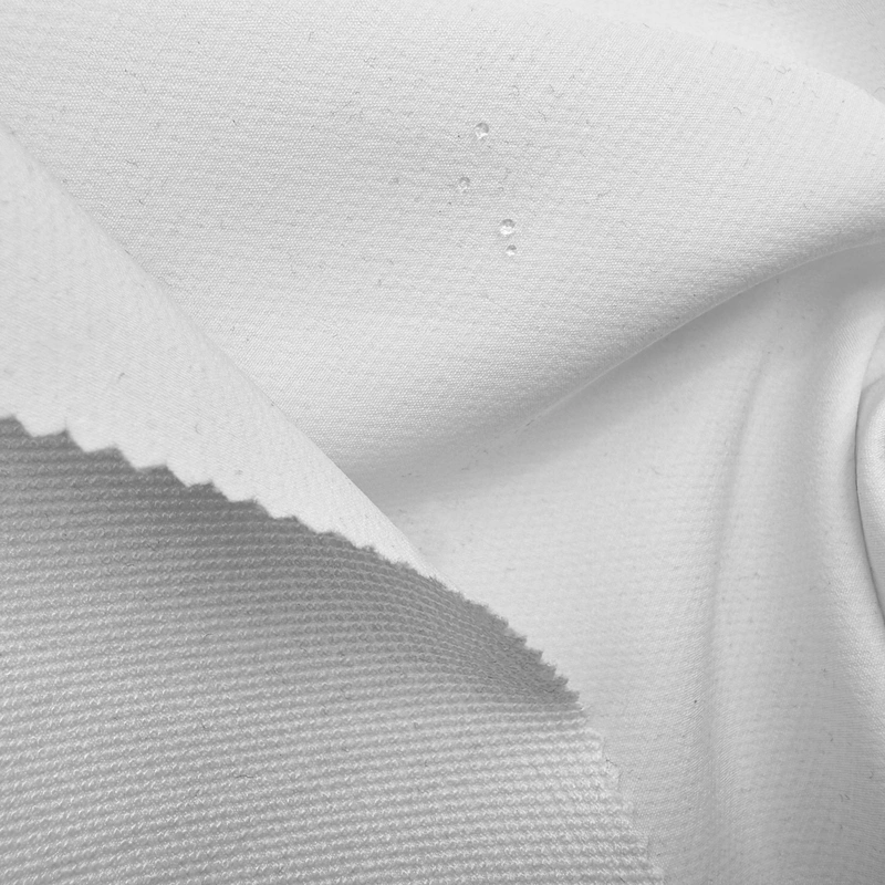 ТКАНЬ ДЛЯ СПОРТИВНЫХ КОСТЮМОВ ЭВОЛЮЦИЯ PD WR A090-75D 190г/м2 1,45м 92%п/э 8%сп (белый)