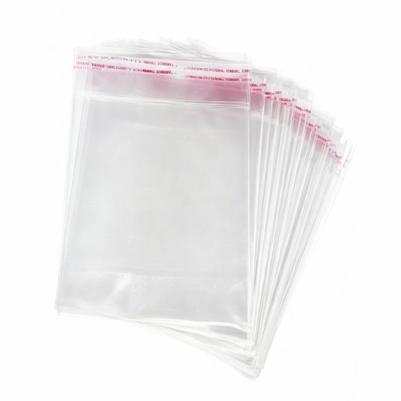 ПАКЕТЫ УПАКОВОЧНЫЕ БОПП со скотч-клапаном 25мкм 40*50+5