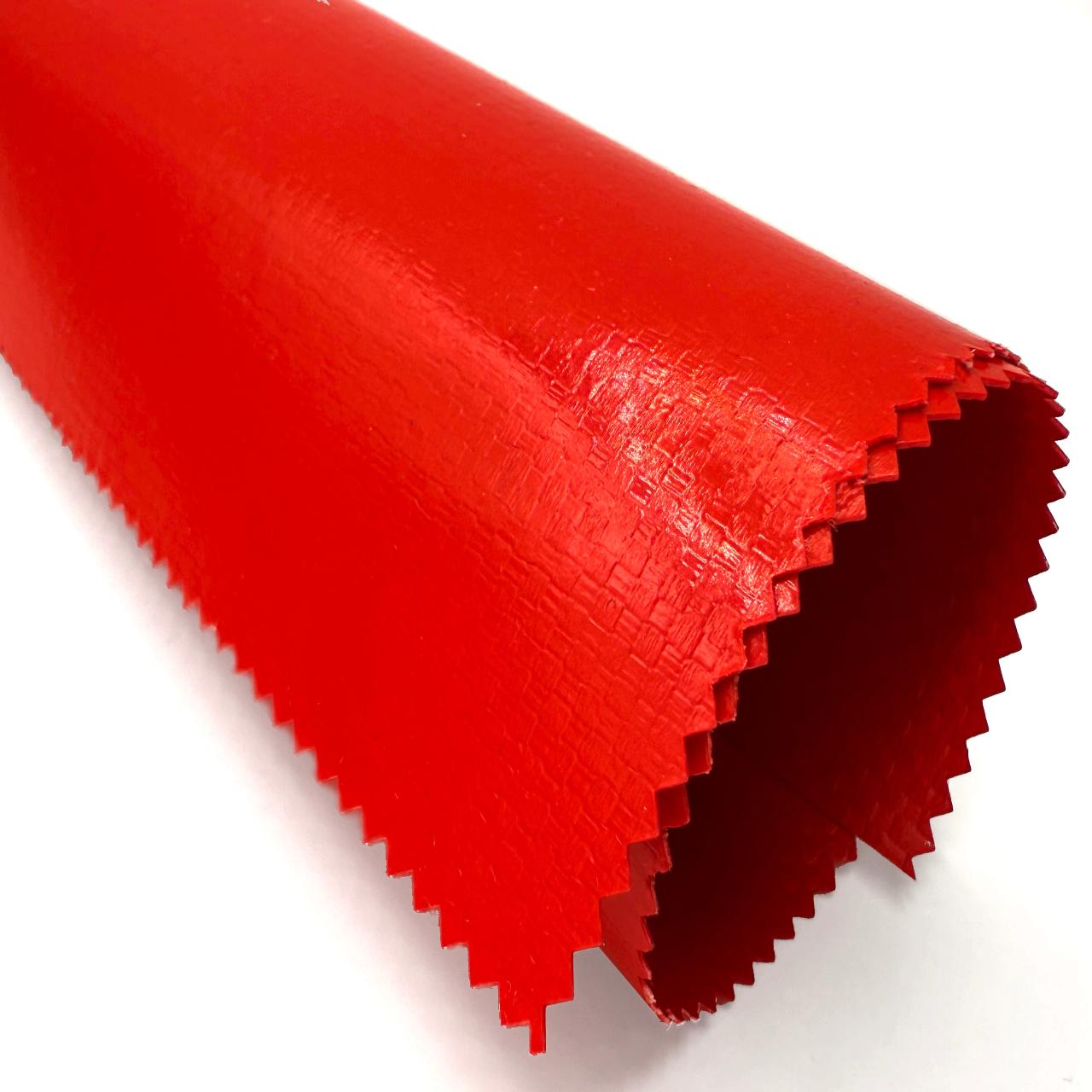 ПВХ ТКАНЬ Polystar-SL 600г/м2 красный RAL 3020 гл. -30С 2,5м 65м