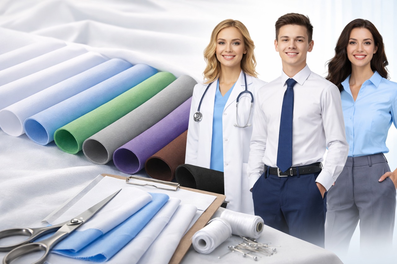 АЯКС СТРЕЙЧ 120 - лёгкая эластичная ткань для медицинской и школьной одежды